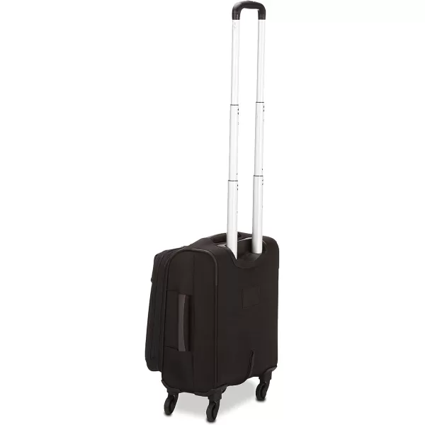 Amazon Basics Softside Spinner Suitcases1piece Set Black