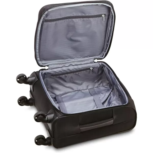 Amazon Basics Softside Spinner Suitcases1piece Set Black