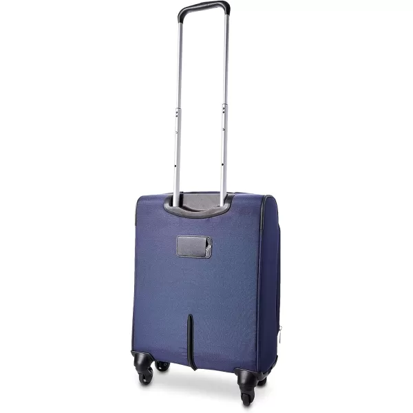 Amazon Basics Softside Spinner Suitcases1piece Set Navy Blue