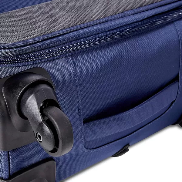 Amazon Basics Softside Spinner Suitcases1piece Set Navy Blue