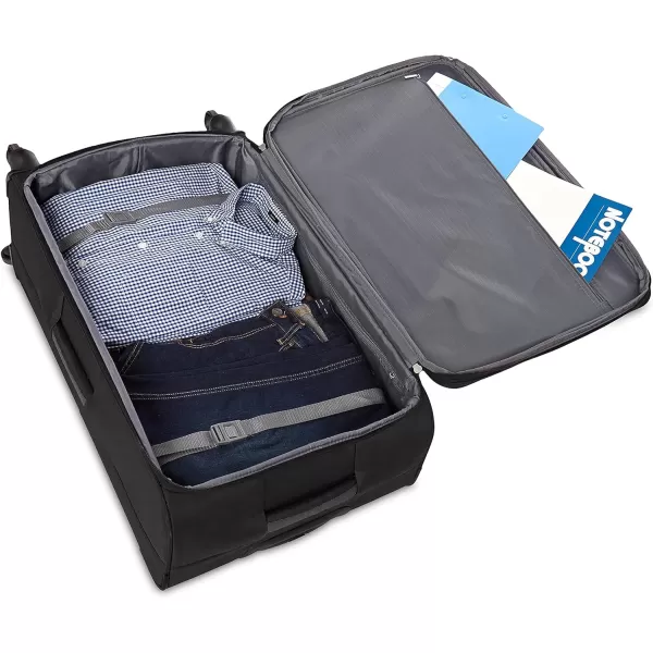 Amazon Basics Softside Spinner Suitcases3piece Set Black
