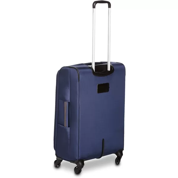 Amazon Basics Softside Spinner Suitcases3piece Set Navy Blue