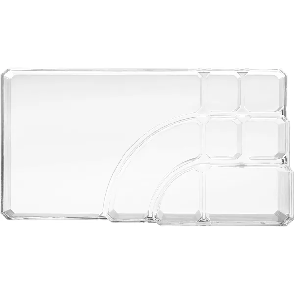 Amazon Basics Square Acrylic Cosmetic Makeup Organizer Storage MediumSmall Square