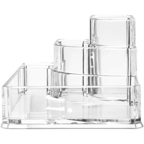 Amazon Basics Square Acrylic Cosmetic Makeup Organizer Storage MediumSmall Square