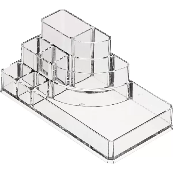 Amazon Basics Square Acrylic Cosmetic Makeup Organizer Storage MediumSmall Square