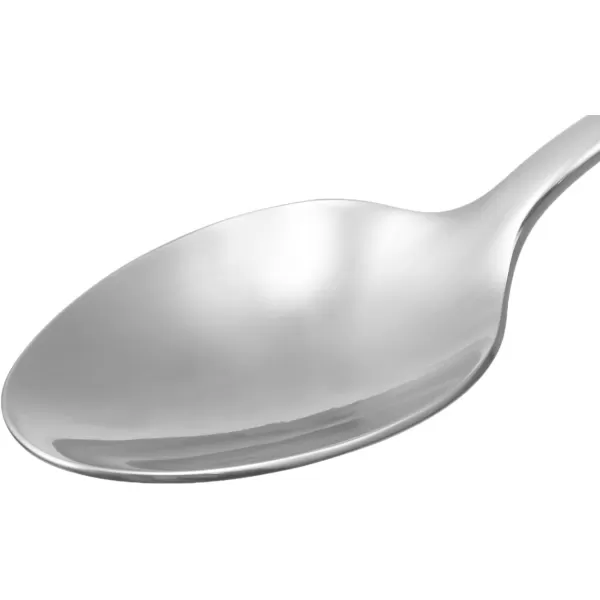 Amazon Basics Stainless Steel Dinner Spoons with Round Edge Pack of 12 SilverAmazon Basics Stainless Steel Dinner Spoons with Round Edge Pack of 12 Silver