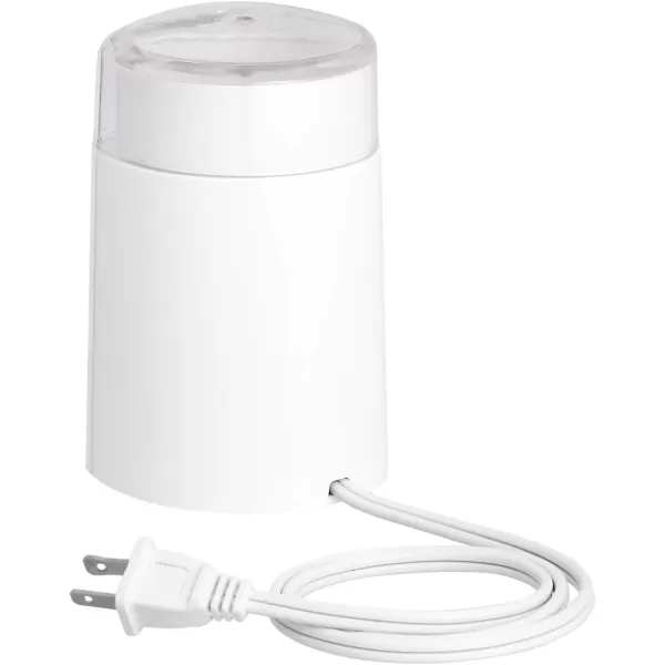 Amazon Basics Stainless Steel Electric Coffee Bean GrinderWhite