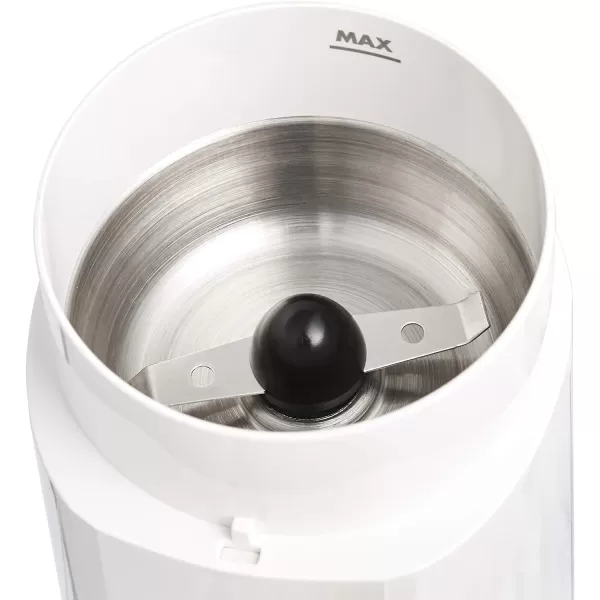 Amazon Basics Stainless Steel Electric Coffee Bean GrinderWhite
