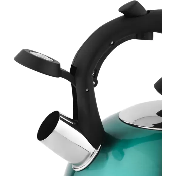 Amazon Basics Stainless Steel Tea Kettle 24Quart Teal24Quart