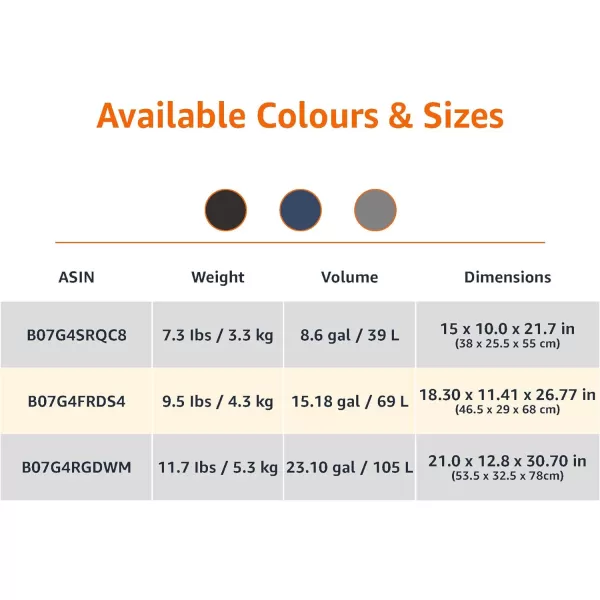 Amazon Basics Standard Black stdBlack