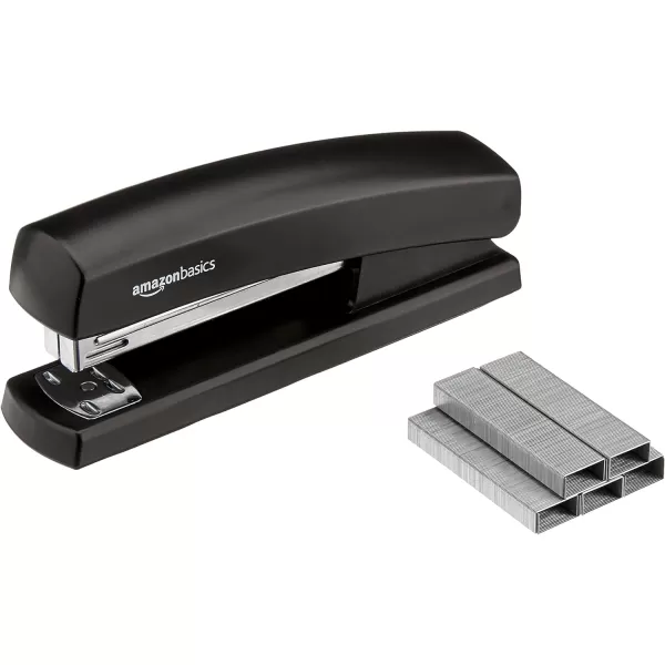 Amazon Basics Stapler with 1000 Staples  BlackAmazon Basics Stapler with 1000 Staples  Black