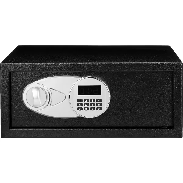 Amazon Basics Steel Security Safe with Programmable Electronic Keypad  Secure Cash Jewelry ID Documents  Black 1 Cubic Feet 1693W x 1457D x 906H07 Cubic Feet