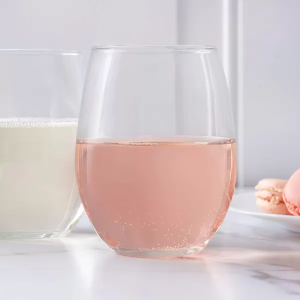 Amazon Basics Stemless Wine Glasses 15 oz Set of 4 ClearAmazon Basics Stemless Wine Glasses 15 oz Set of 4 Clear