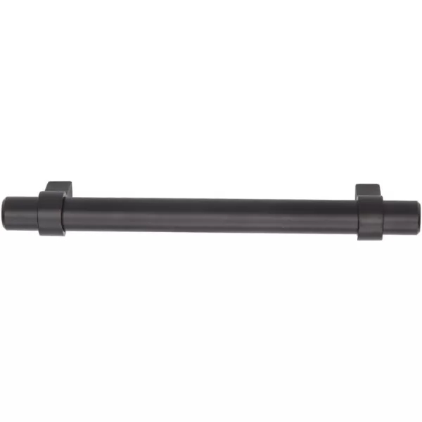 Amazon Basics Straight Bar Cabinet Handle 663inch Length 5inch Hole Center Flat Black 10PackFlat Black Standard Packaging