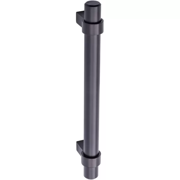 Amazon Basics Straight Bar Cabinet Handle 663inch Length 5inch Hole Center Flat Black 10PackFlat Black Standard Packaging