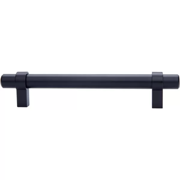 Amazon Basics Straight Bar Cabinet Handle 663inch Length 5inch Hole Center Flat Black 10PackFlat Black Standard Packaging