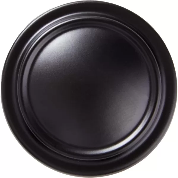 Amazon Basics Straight Top Ring Cabinet Knob 125inch Diameter Oil Rubbed Bronze 25PackFlat Black 10 Pack
