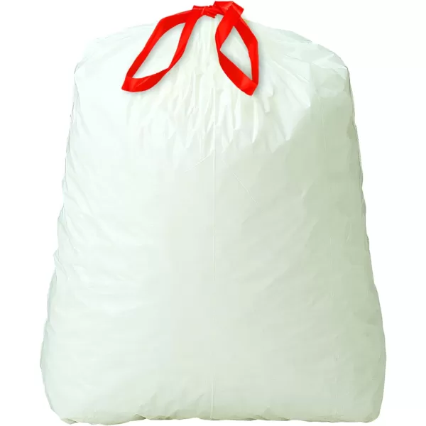 Amazon Basics Tall Kitchen Drawstring Trash Bags Clean Fresh Scent 13 Gallon 45 Count Previously SolimoClean Fresh 80 Count Pack of 1