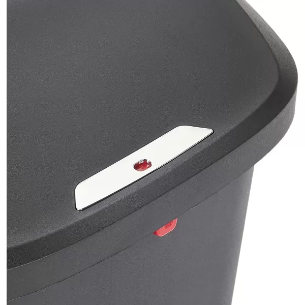 Amazon Basics Tall Kitchen Plastic Rectangular Trash Can with Steel Pedal Black 50 LitersAmazon Basics Tall Kitchen Plastic Rectangular Trash Can with Steel Pedal Black 50 Liters