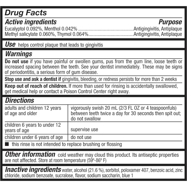 Amazon Basics Tartar Control Plus Antiseptic Mouth Rinse Iceberg Blue Mint 15 Liters 507 Fluid Ounces 1Pack Previously Solimo507 Fl Oz Pack of 1