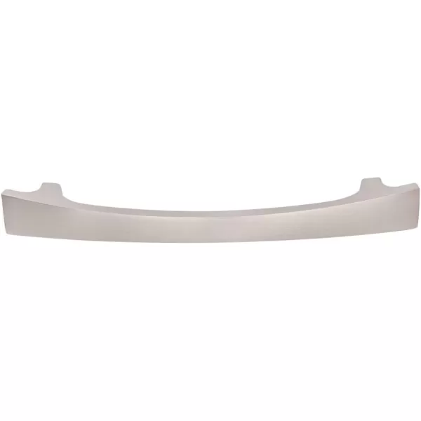 Amazon Basics Thick Modern Curved Cabinet Handle 65inch Length 5inch Hole Center Satin Nickel 10PackSatin Nickel