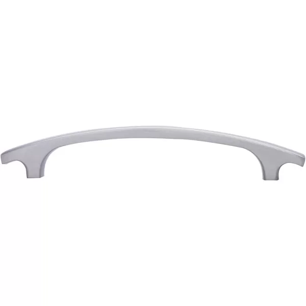 Amazon Basics Thick Modern Curved Cabinet Handle 65inch Length 5inch Hole Center Satin Nickel 10PackSatin Nickel