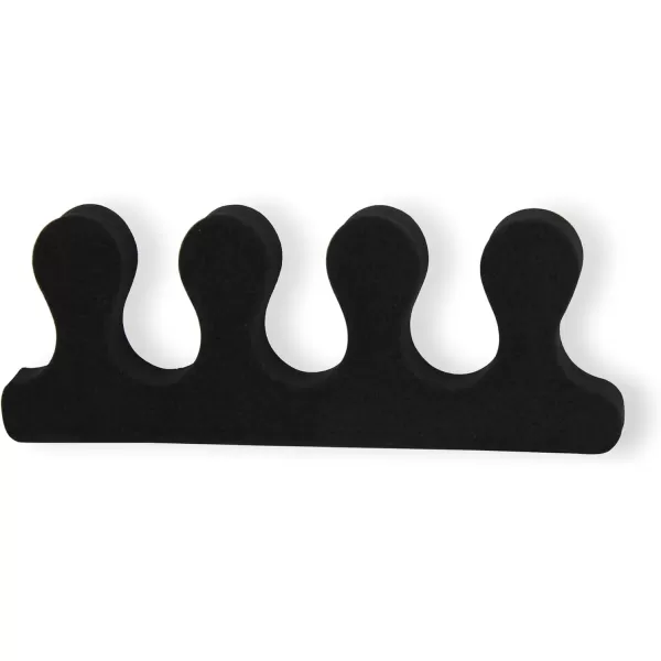 Amazon Basics Toe Separators Black Solid 120 Count LargeAmazon Basics Toe Separators Black Solid 120 Count Large