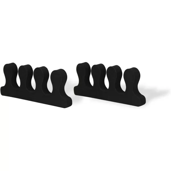 Amazon Basics Toe Separators Black Solid 120 Count LargeAmazon Basics Toe Separators Black Solid 120 Count Large