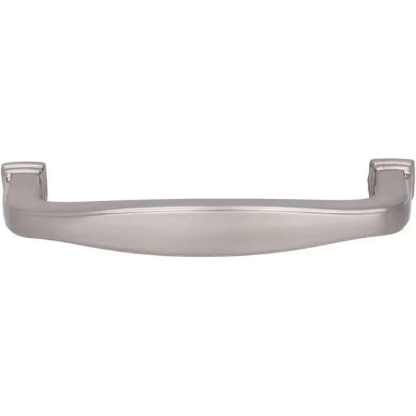 Amazon Basics Traditional Arch Cabinet Handle 438inch Length 375inch Hole Center Oil Rubbed Bronze 10packSatin Nickel