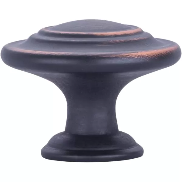 Amazon Basics Traditional Top Ring Cabinet Knob 125inch Diameter Oil Rubbed Bronze 10PackOil Rubbed Bronze 10 Pack