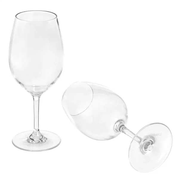 Amazon Basics Tritan BPAFree Plastic Stemless Wine Glass 14Ounce Clear  Set of 420 Oz Wine Glasses Wine Glass