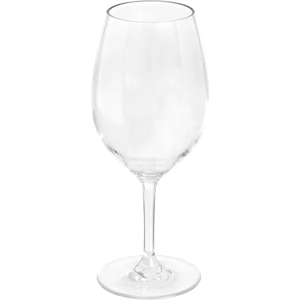 Amazon Basics Tritan BPAFree Plastic Stemless Wine Glass 14Ounce Clear  Set of 420 Oz Wine Glasses Wine Glass