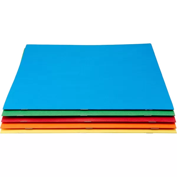 Amazon Basics Twin Pocket File Folders with Fasteners 25Pack Letter AssortedAmazon Basics Twin Pocket File Folders with Fasteners 25Pack Letter Assorted