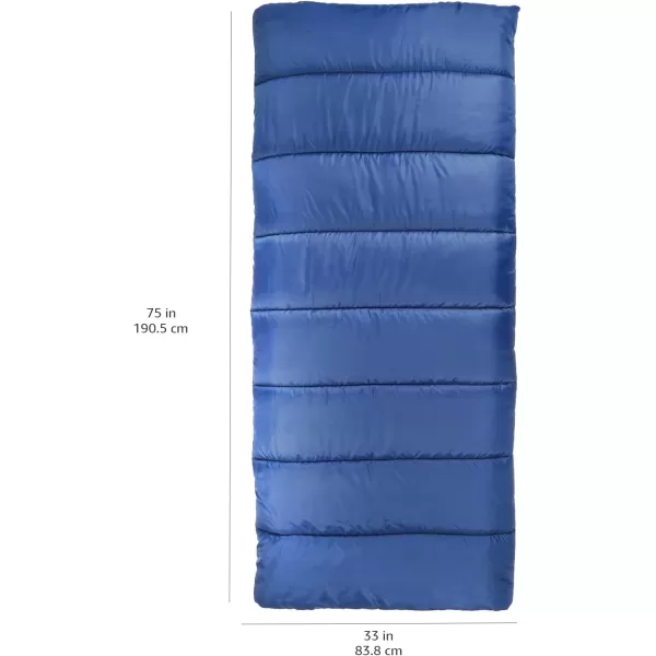 Amazon Basics Twin Size Cold Weather Lightweight Sleeping Bag for Adults 3Season 30 Degree F Backpcking Hiking Camping Rectangular BlueAmazon Basics Twin Size Cold Weather Lightweight Sleeping Bag for Adults 3Season 30 Degree F Backpcking Hiking Camping Rectangular Blue
