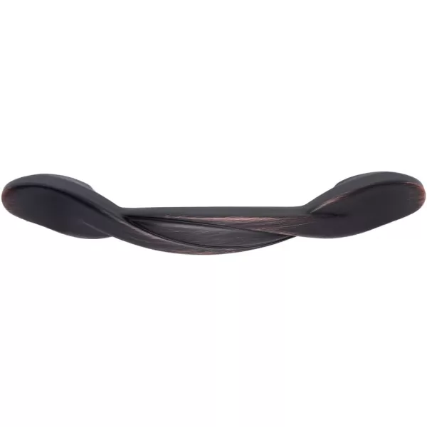 Amazon Basics Twisted Cabinet Handle 45inch Length 3inch Hole Center Oil Rubbed Bronze 10PackOil Rubbed Bronze 10 Pack Handle