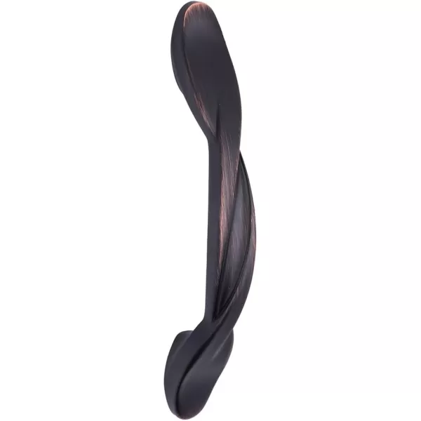 Amazon Basics Twisted Cabinet Handle 45inch Length 3inch Hole Center Oil Rubbed Bronze 10PackOil Rubbed Bronze 10 Pack Handle