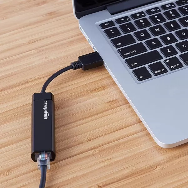 Amazon Basics USB 30 to 101001000 Gigabit Ethernet Internet Adapter Black10Pack