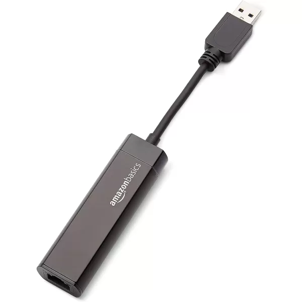 Amazon Basics USB 30 to 101001000 Gigabit Ethernet Internet Adapter Black10Pack
