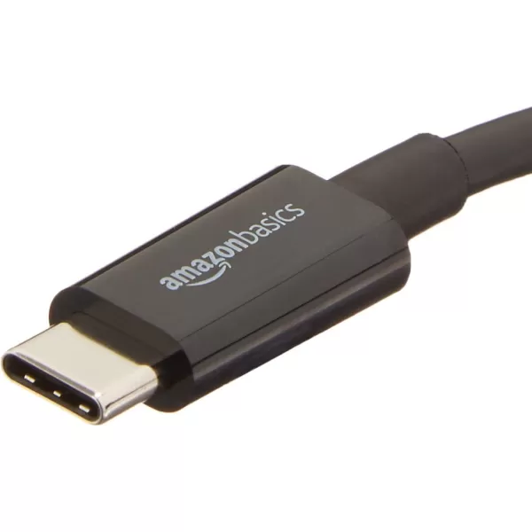 Amazon Basics USB 31 TypeC to 3 Port USB Hub with Ethernet Adapter  BlackBlack 5Pack Cable