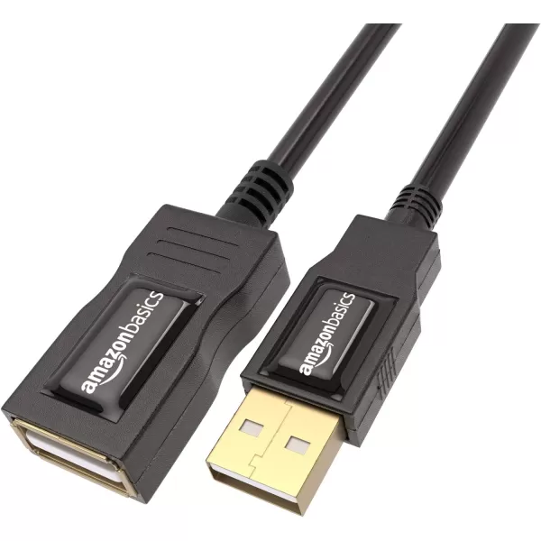 Amazon Basics USBA 20 Extension Cable Male to Female 480Mbps Transfer Speed 98 Foot Black98 Feet