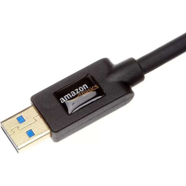 Amazon Basics USBA 30 Extension Cable 48Gbps HighSpeed Male to Female GoldPlated Connectors 65 Foot Black33 Feet 1Pack