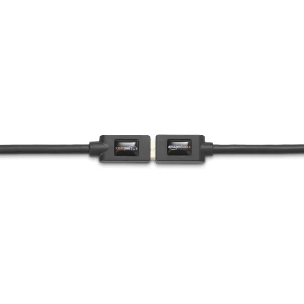 Amazon Basics USBA 30 Extension Cable 48Gbps HighSpeed Male to Female GoldPlated Connectors 65 Foot Black6 Feet 2Pack