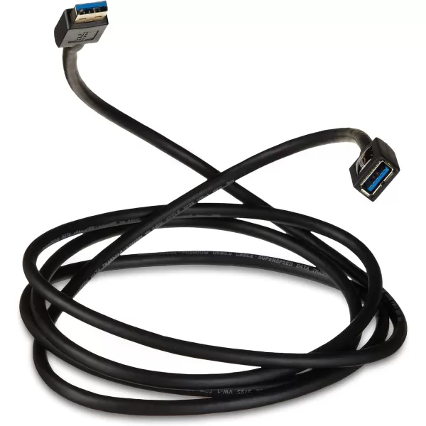 Amazon Basics USBA 30 Extension Cable 48Gbps HighSpeed Male to Female GoldPlated Connectors 65 Foot Black65 Feet 10Pack