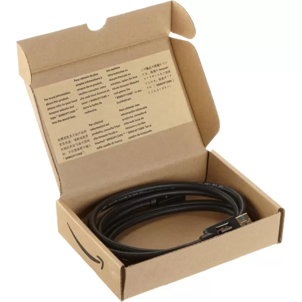 Amazon Basics USBA 30 Extension Cable 48Gbps HighSpeed Male to Female GoldPlated Connectors 65 Foot Black65 Feet 1Pack