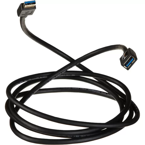 Amazon Basics USBA 30 Extension Cable 48Gbps HighSpeed Male to Female GoldPlated Connectors 65 Foot Black65 Feet 1Pack