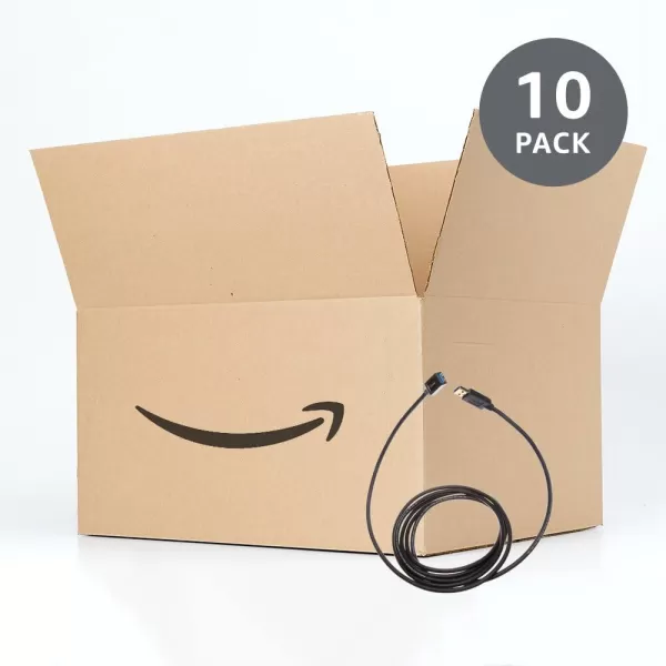 Amazon Basics USBA 30 Extension Cable 48Gbps HighSpeed Male to Female GoldPlated Connectors 65 Foot Black98 Feet 10Pack