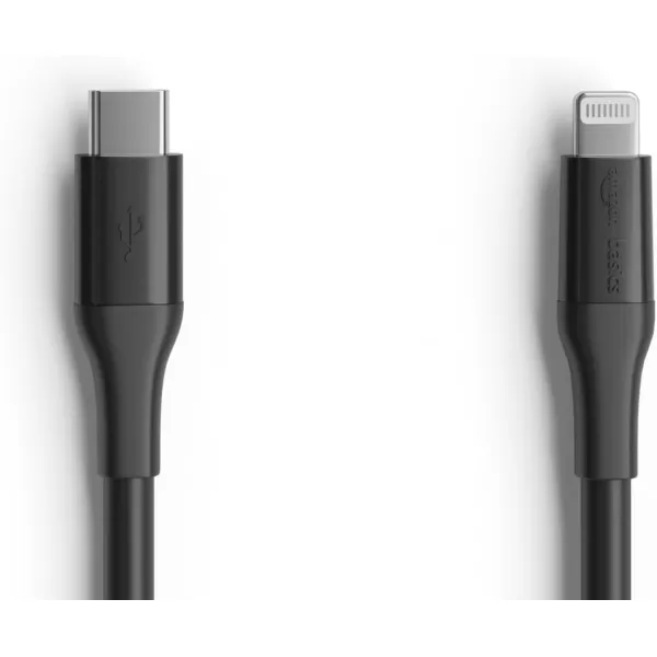 Amazon Basics USBC to Lightning ABS Charger Cable MFi Certified Charger for Apple iPhone 14 13 12 11 X Xs Pro Pro Max Plus iPad 3 Foot WhiteBlack  C 10ft