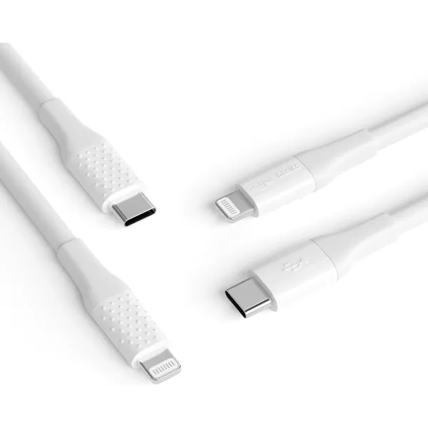 Amazon Basics USBC to Lightning ABS Charger Cable MFi Certified Charger for Apple iPhone 14 13 12 11 X Xs Pro Pro Max Plus iPad 3 Foot WhiteWhite  C 10ft