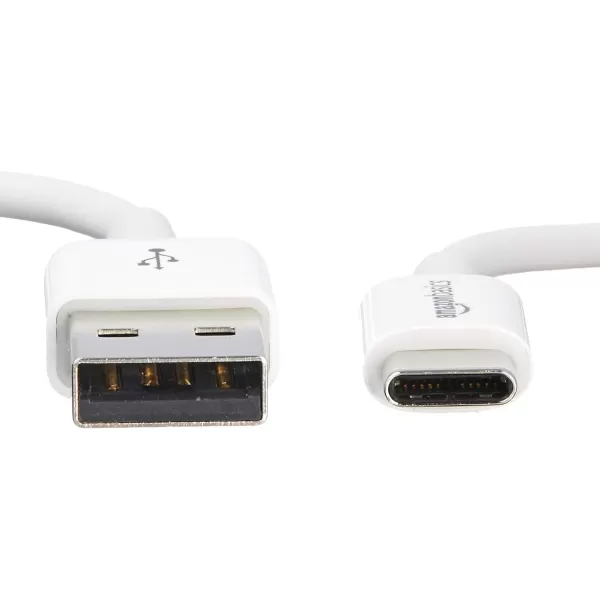 Amazon Basics USBC to USBA 20 Fast Charger Cable 480Mbps Speed USBIF Certified for Apple iPhone 15 iPad Samsung Galaxy Tablets Laptops 6 Foot BlackWhite 6 Feet 1Pack