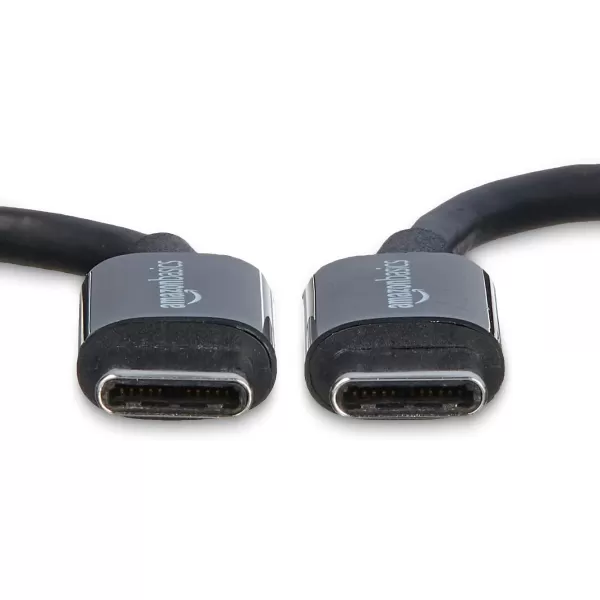 Amazon Basics USBC to USBC 20 Fast Charger Cable 480Mbps Speed USBIF Certified for Apple iPhone 15 iPad Samsung Galaxy Tablets Laptops 6 Foot WhiteBlack 6Foot 5Pack